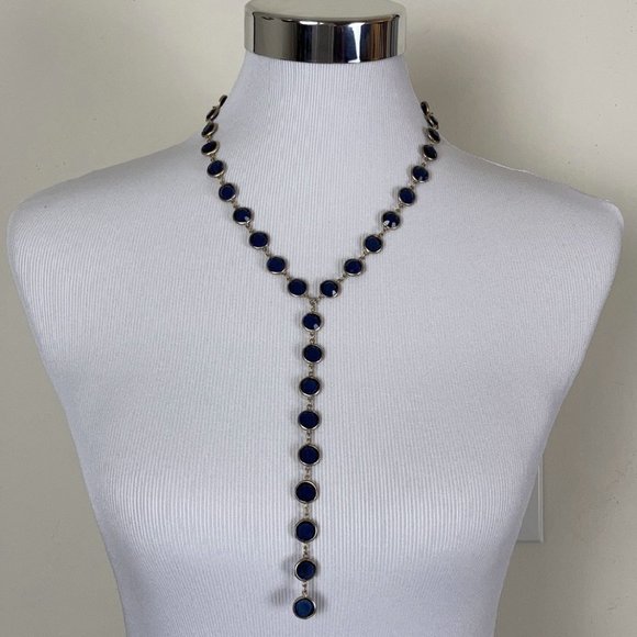 Chico's Jewelry - TRADED NWT Chico's Gold & Blue Statement Necklace